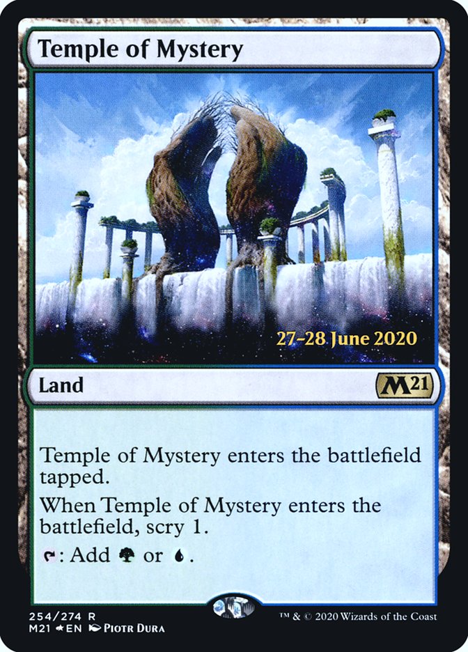 Temple of Mystery  [Core Set 2021 Prerelease Promos] | North Game Den