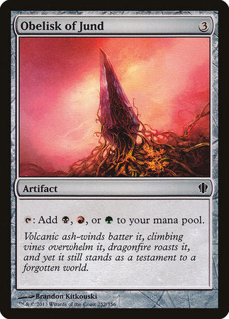 Obelisk of Jund [Commander 2013] | North Game Den