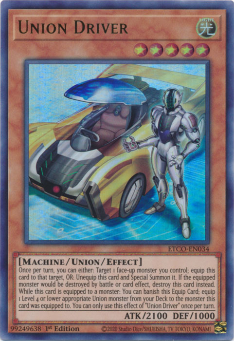 Union Driver [ETCO-EN034] Ultra Rare | North Game Den