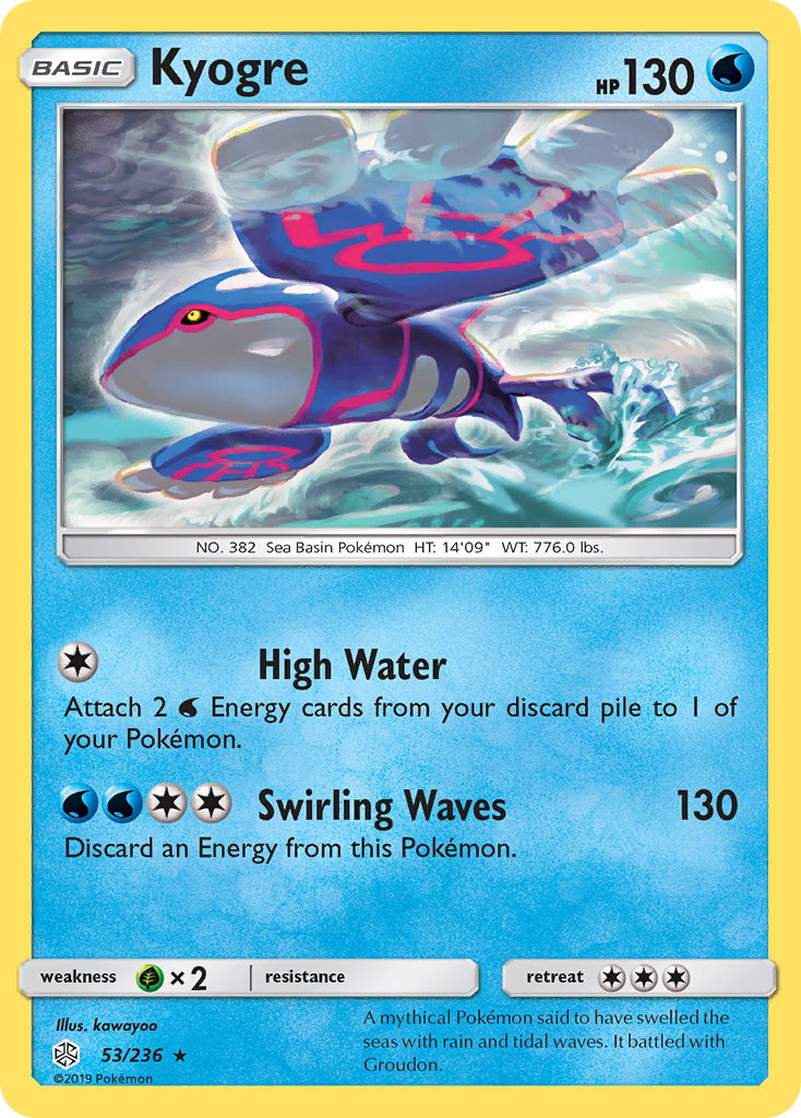 Kyogre (53/236) [Sun & Moon: Cosmic Eclipse] | North Game Den