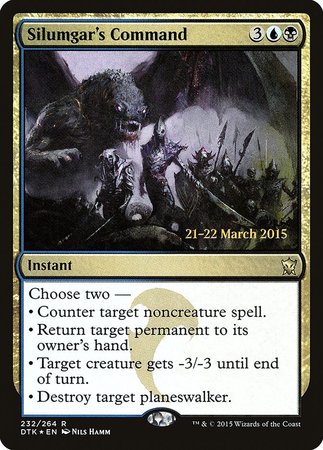 Silumgar's Command [Dragons of Tarkir Promos] | North Game Den