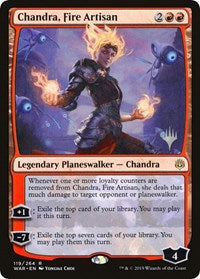 Chandra, Fire Artisan [Promo Pack: Throne of Eldraine] | North Game Den