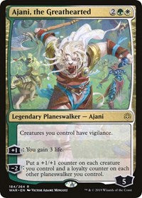 Ajani, the Greathearted [Promo Pack: Throne of Eldraine] | North Game Den