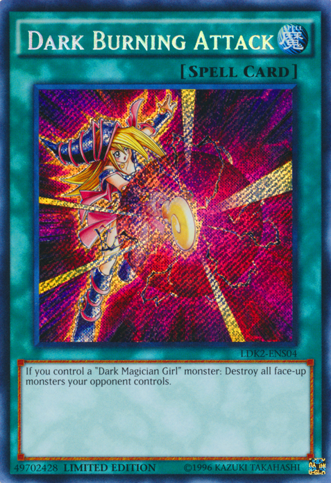 Dark Burning Attack [LDK2-ENS04] Secret Rare | North Game Den