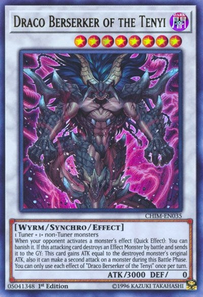 Draco Berserker of the Tenyi [CHIM-EN035] Ultra Rare | North Game Den