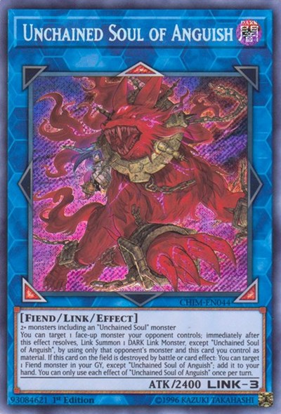 Unchained Soul of Anguish [CHIM-EN044] Secret Rare | North Game Den