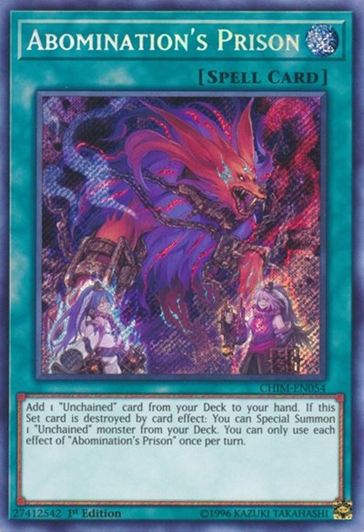 Abomination's Prison [CHIM-EN054] Secret Rare | North Game Den