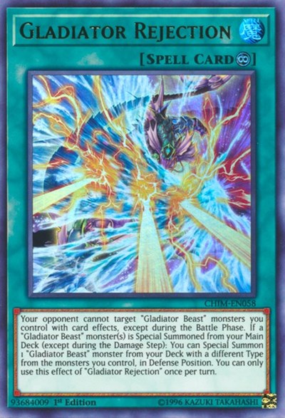Gladiator Rejection [CHIM-EN058] Ultra Rare | North Game Den