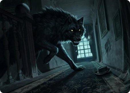 Primal Adversary Art Card [Innistrad: Midnight Hunt Art Series] | North Game Den