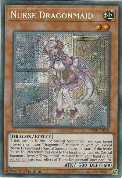 Nurse Dragonmaid [MYFI-EN014] Secret Rare | North Game Den