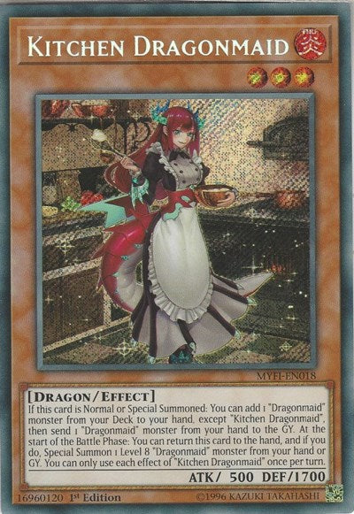 Kitchen Dragonmaid [MYFI-EN018] Secret Rare | North Game Den