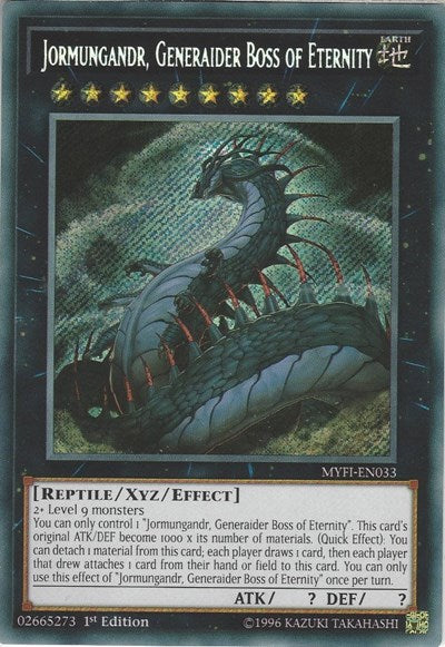 Jormungandr, Generaider Boss of Eternity [MYFI-EN033] Secret Rare | North Game Den