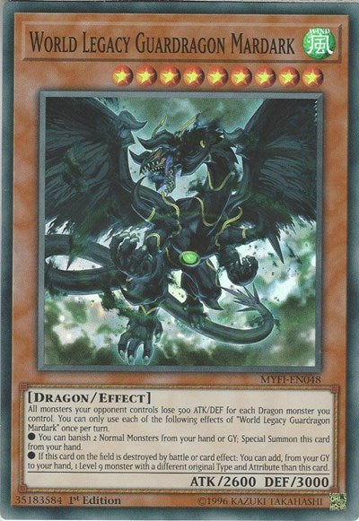 World Legacy Guardragon Mardark [MYFI-EN048] Super Rare | North Game Den