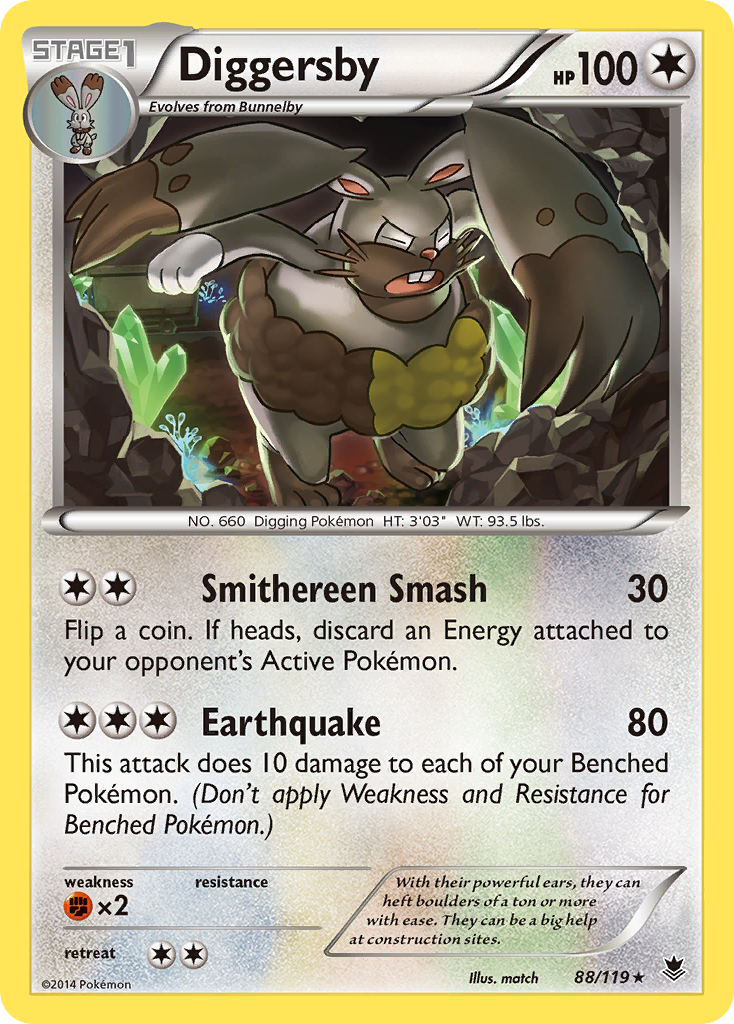 Diggersby (88/119) [XY: Phantom Forces] | North Game Den