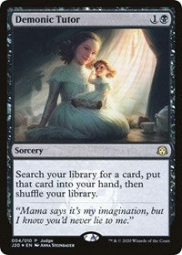 Demonic Tutor (J20) [Judge Promos] | North Game Den