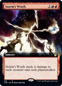 Storm's Wrath (Extended Art) [Theros Beyond Death] | North Game Den