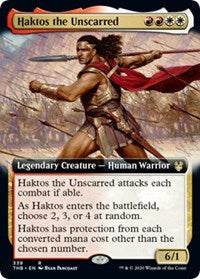 Haktos the Unscarred (Extended Art) [Theros Beyond Death] | North Game Den