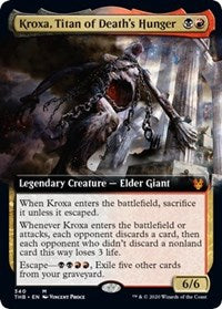 Kroxa, Titan of Death's Hunger (Extended Art) [Theros Beyond Death] | North Game Den