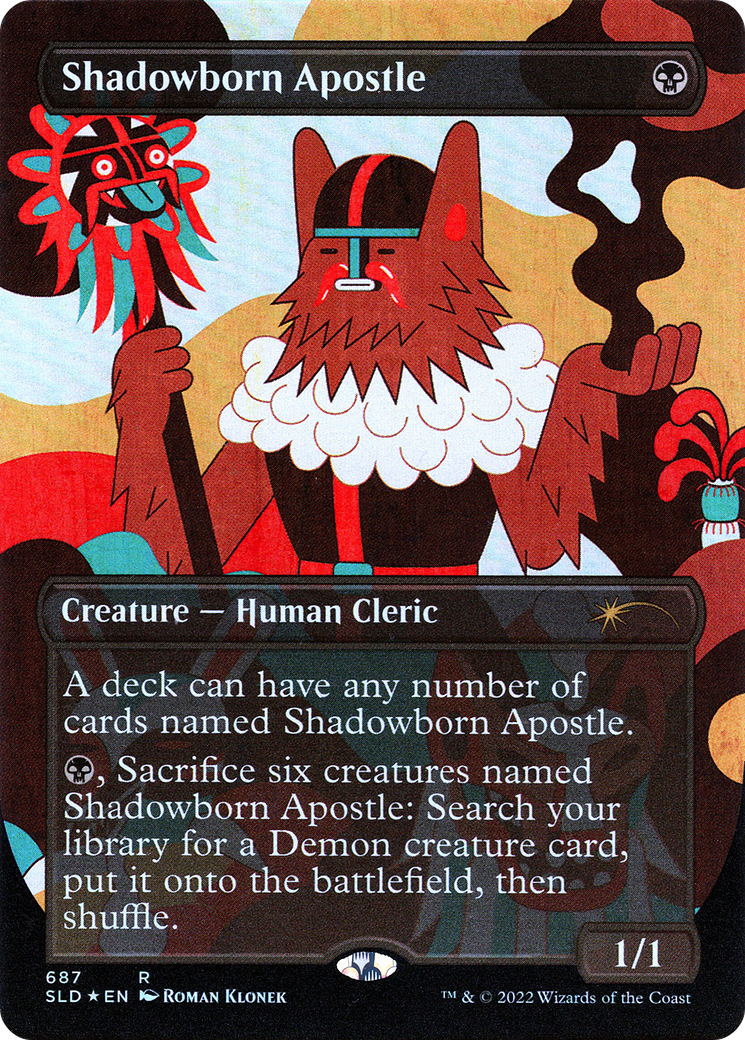 Shadowborn Apostle (687) (Borderless) [Secret Lair Drop Promos] | North Game Den