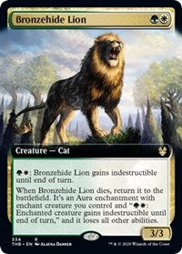 Bronzehide Lion (Extended Art) [Theros Beyond Death] | North Game Den