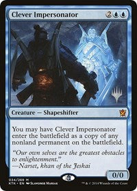 Clever Impersonator [Promo Pack: Theros Beyond Death] | North Game Den