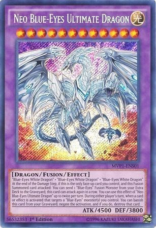 Neo Blue-Eyes Ultimate Dragon [MVP1-ENS01] Secret Rare | North Game Den