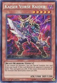 Kaiser Vorse Raider [MVP1-ENS02] Secret Rare | North Game Den