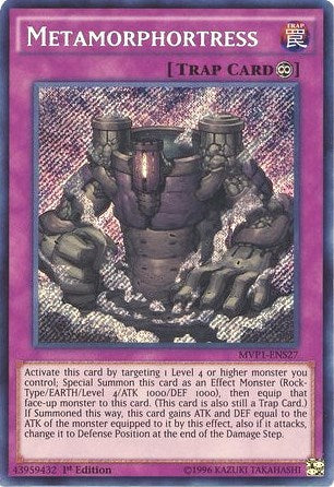 Metamorphortress [MVP1-ENS27] Secret Rare | North Game Den