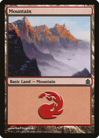 Mountain (313) [Commander 2011] | North Game Den