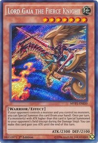 Lord Gaia the Fierce Knight [MVP1-ENS50] Secret Rare | North Game Den