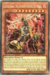 Gizmek Kaku, the Supreme Shining Sky Stag [IGAS-EN024] Secret Rare | North Game Den