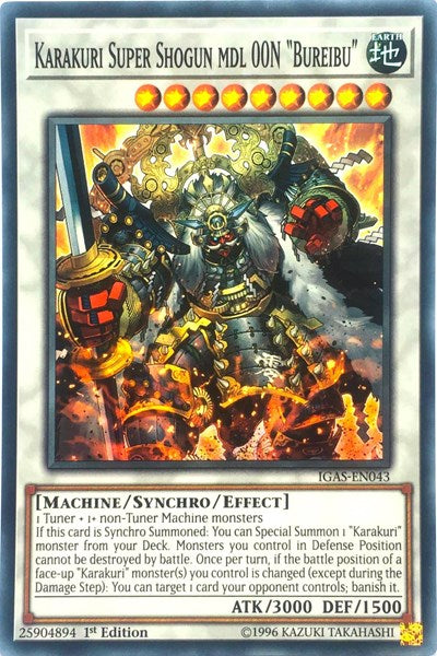 Karakuri Super Shogun mdl 00N "Bureibu" [IGAS-EN043] Super Rare | North Game Den