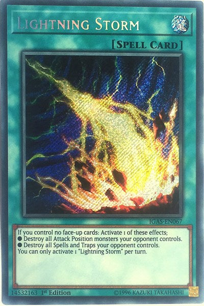 Lightning Storm [IGAS-EN067] Secret Rare | North Game Den