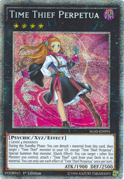 Time Thief Perpetua (Starlight Rare) [IGAS-EN094] Starlight Rare | North Game Den