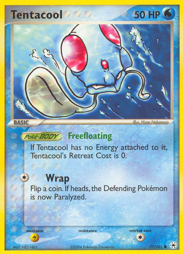 Tentacool (77/101) [EX: Hidden Legends] | North Game Den