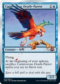 Carnivorous Death-Parrot [Unsanctioned] | North Game Den