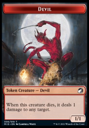 Devil Token [Innistrad: Midnight Hunt Tokens] | North Game Den