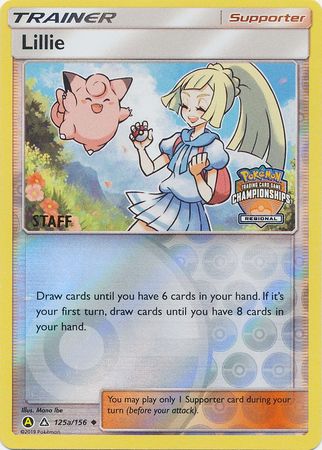 Lillie (125a/156) (Regional Promo Staff) [Sun & Moon: Ultra Prism] | North Game Den
