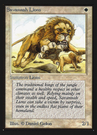 Savannah Lions (IE) [Intl. Collectors’ Edition] | North Game Den