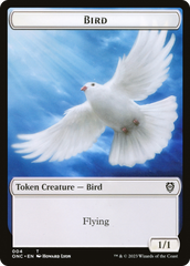 Bird // Cat Double-Sided Token [Phyrexia: All Will Be One Commander Tokens] | North Game Den