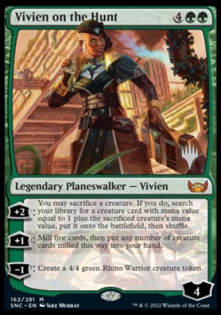 Vivien on the Hunt (Promo Pack) [Streets of New Capenna Promos] | North Game Den