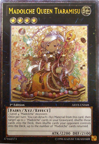 Madolche Queen Tiaramisu (UTR) [ABYR-EN048] Ultimate Rare | North Game Den