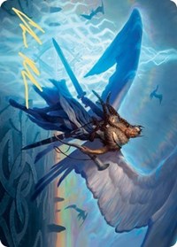 Righteous Valkyrie Art Card (Gold-Stamped Signature) [Kaldheim: Art Series] | North Game Den