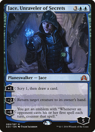 Jace, Unraveler of Secrets [Shadows over Innistrad] | North Game Den