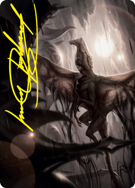 Shadrix Silverquill Art Card (Gold-Stamped Signature) [Strixhaven: School of Mages Art Series] | North Game Den