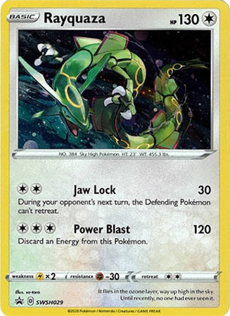 Rayquaza (SWSH029) [Sword & Shield: Black Star Promos] | North Game Den