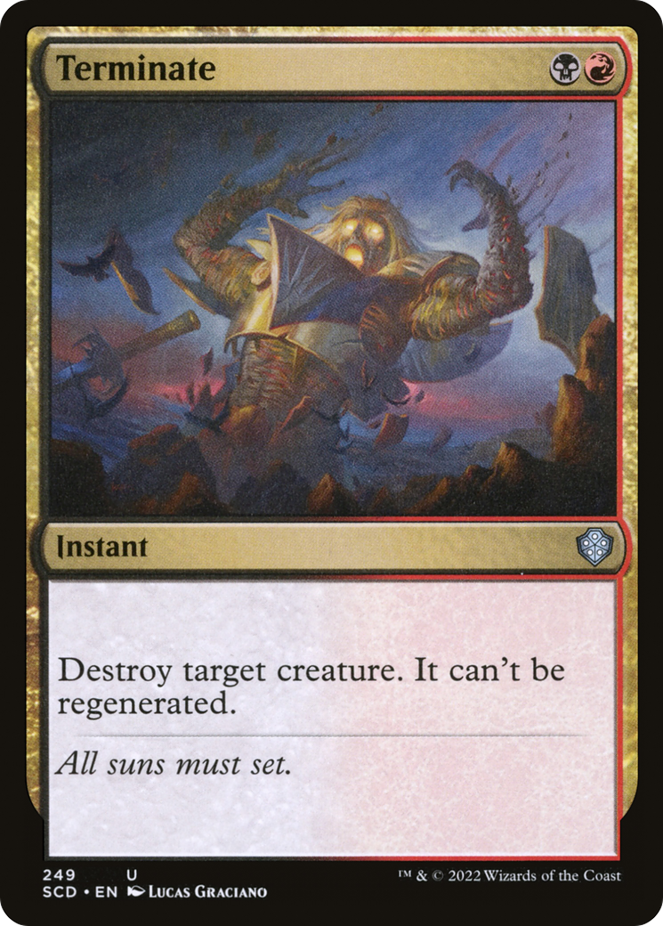 Terminate [Starter Commander Decks] | North Game Den