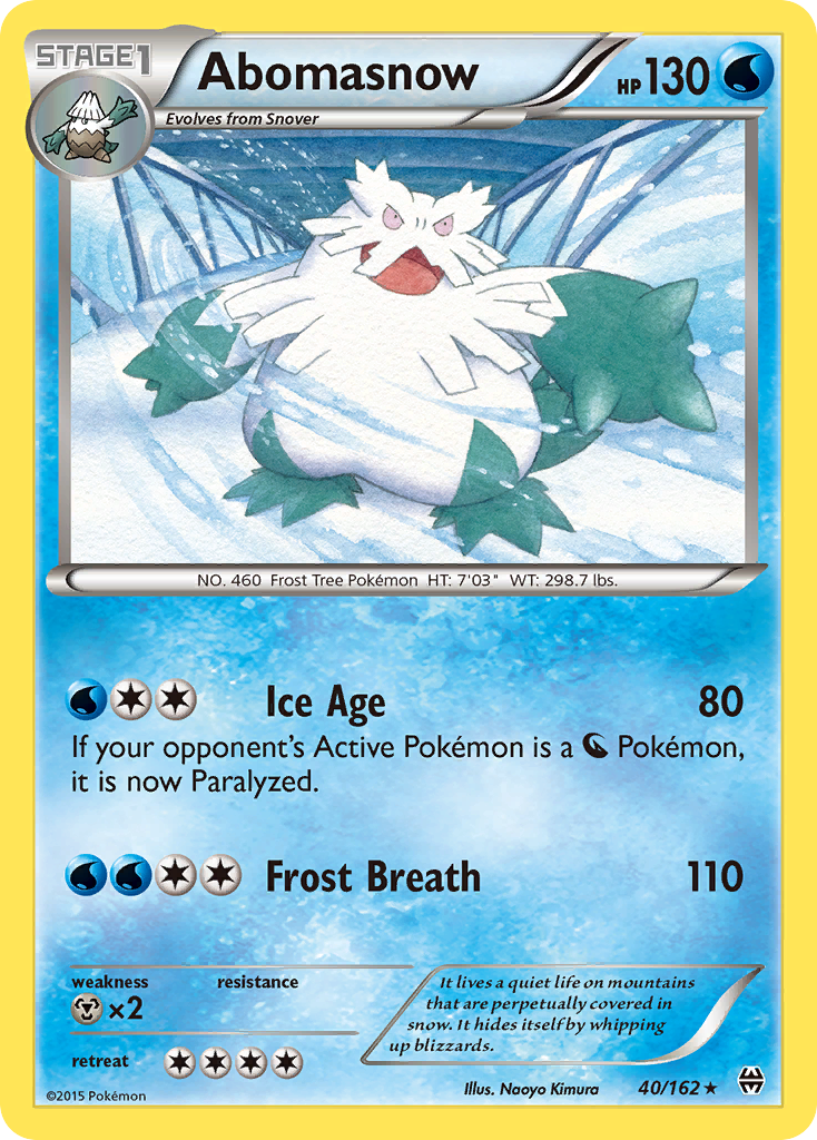 Abomasnow (40/162) [XY: BREAKthrough] | North Game Den