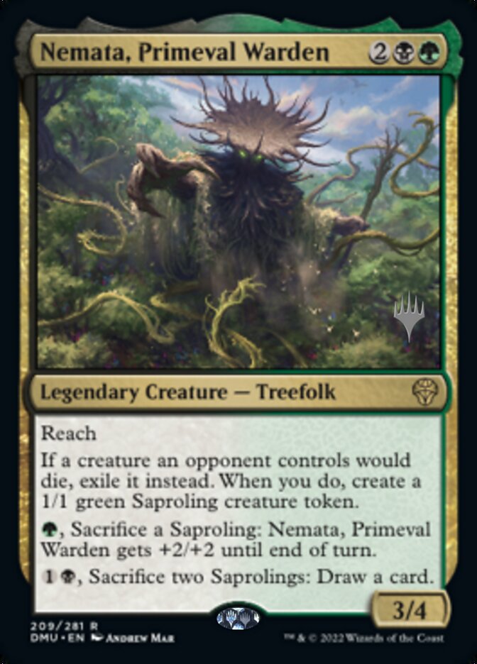 Nemata, Primeval Warden (Promo Pack) [Dominaria United Promos] | North Game Den