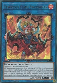 Ferocious Flame Swordsman [DUOV-EN032] Ultra Rare | North Game Den